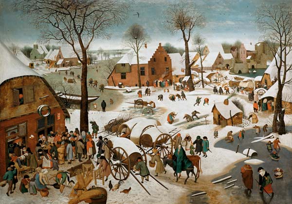 Volkszählung Bethlehem von Pieter Brueghel d. J.