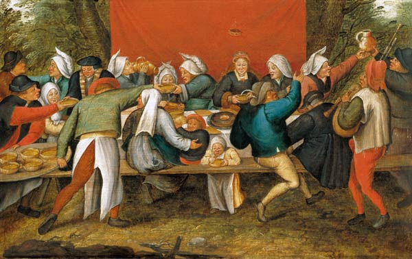 Das Hochzeitsmahl von Pieter Brueghel d. J.
