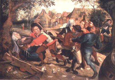 Gamblers Quarrelling von Pieter Brueghel d. J.