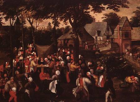 Wedding Feast von Pieter Brueghel d. J.