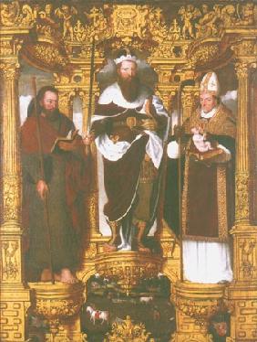 Die Heiligen Bravo, Jakobus und Willibrord 1574