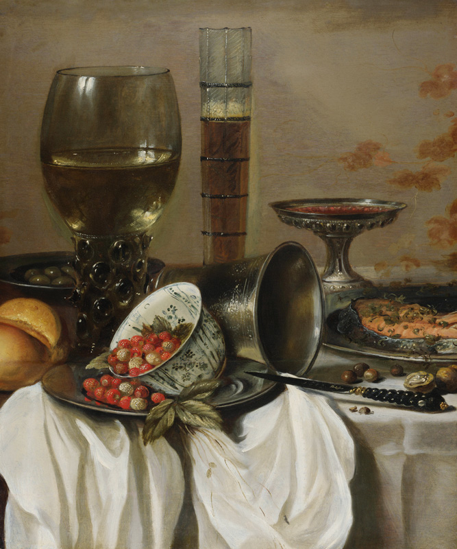 Stillleben mit Trinkgefäße von Pieter Claesz