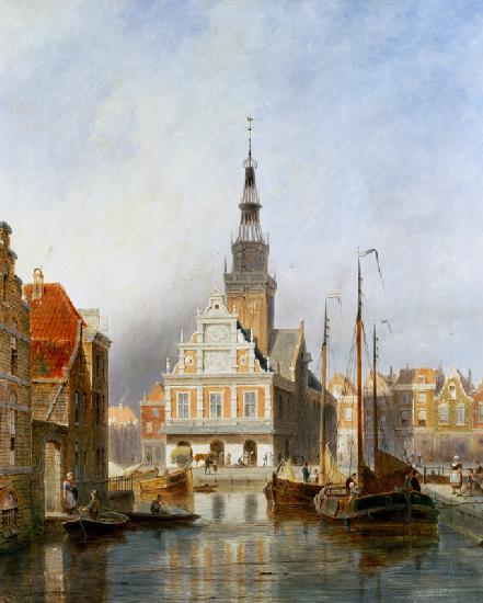 The Weighing House, Alkmaar, Holland 1900
