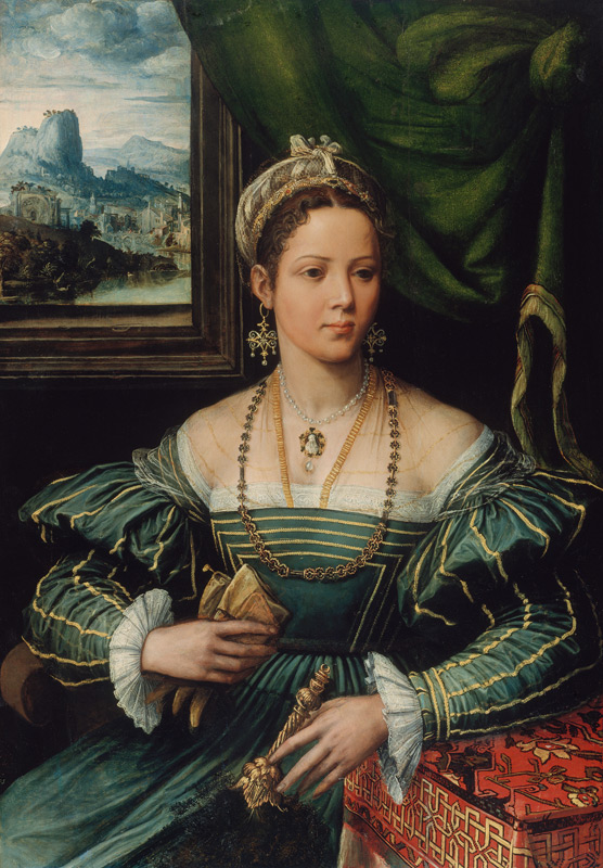 Bildnis einer Dame von Pieter de Kempeneer