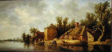 River landscape von Pieter de Neyn