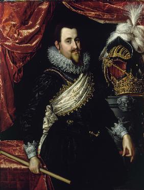 Porträt von König Christian IV. von Dänemark und Norwegen (1577-1648)