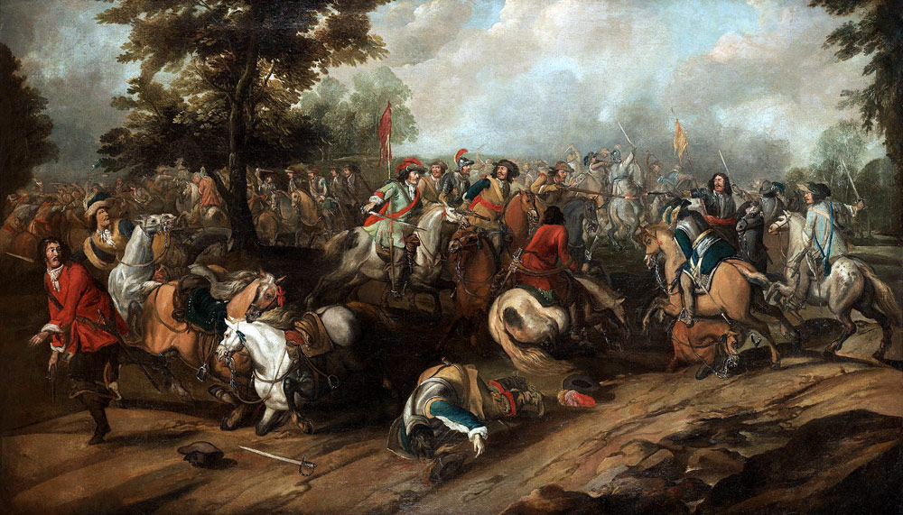 Die Schlacht bei Breitenfeld von Pieter Snayers