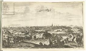 Blick auf Moskau 1726
