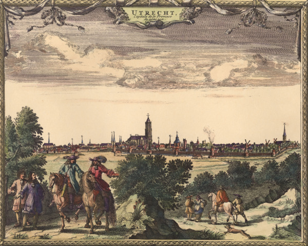 Utrecht, Ansicht 1729 von Pieter van der Aa