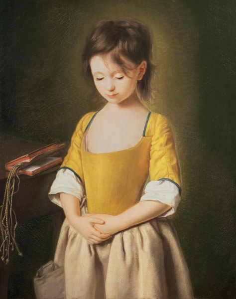 Portrait of a Young Girl, La Penitente von Pietro Antonio Conte Rotari