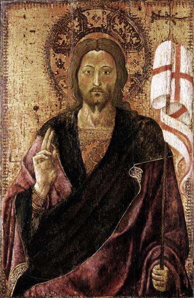 Der auferstandene Christus. von Pietro di Alvaro