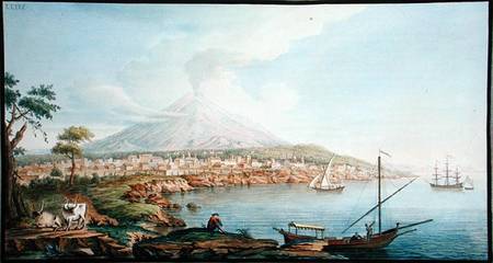 Mount Vesuvius, plate 36 from 'Campi Phlegraei: Observations on the Volcanoes of the Two Sicilies', von Pietro Fabris