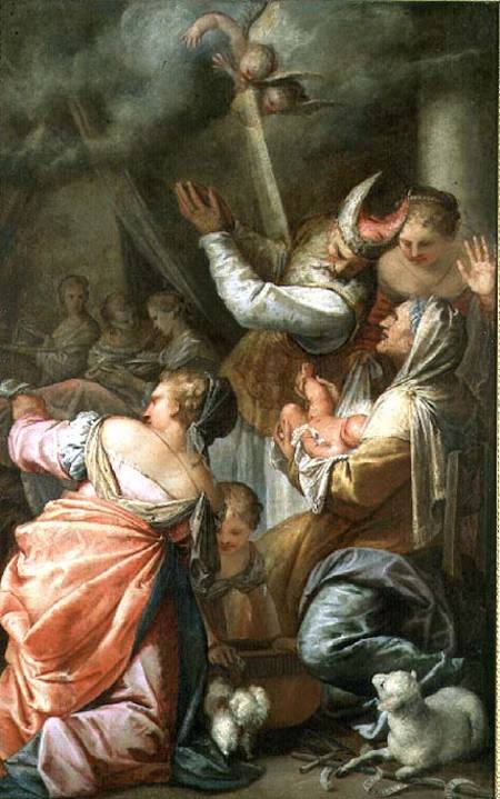 The Birth of St. John the Baptist von Pietro Liberi