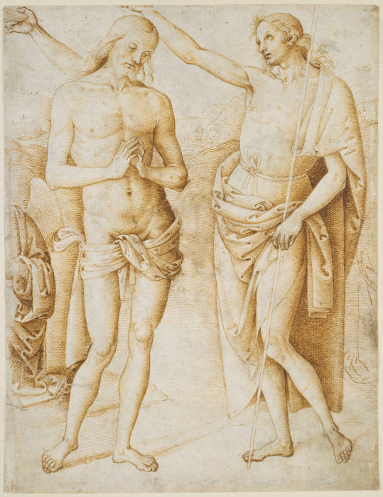 Taufe Christi von Pietro Perugino