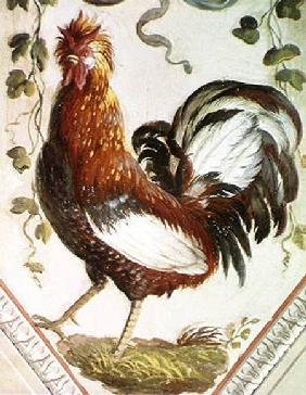 Detail of a cockerel late 18th