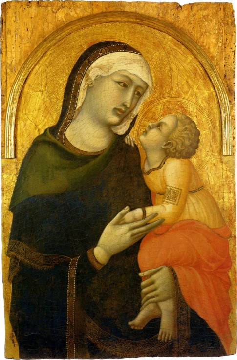 Madonna mit dem Kind von Pietro Lorenzetti