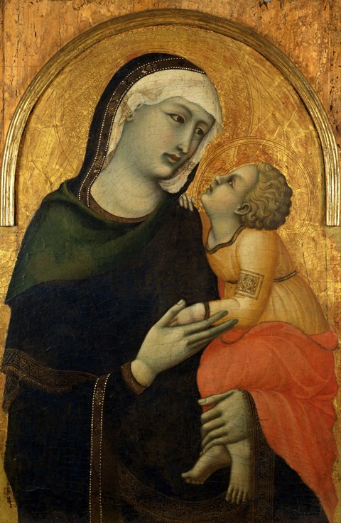 Madonna und Kind von Pietro Lorenzetti