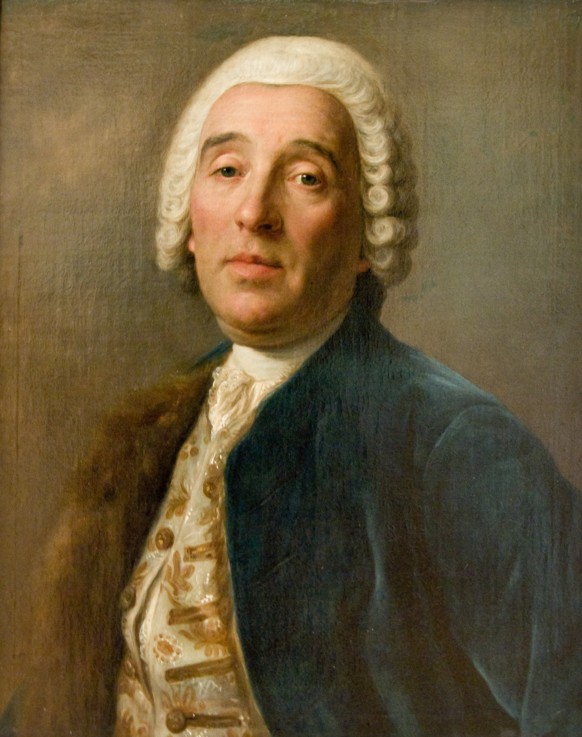 Porträt des Architekten Bartolomeo Francesco Rastrelli (1700-1771) von Pietro Antonio Rotari