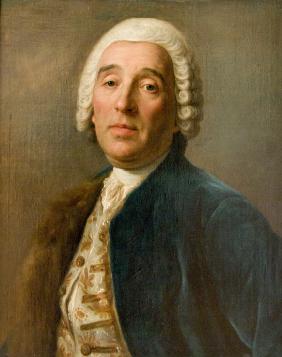 Porträt des Architekten Bartolomeo Francesco Rastrelli (1700-1771)