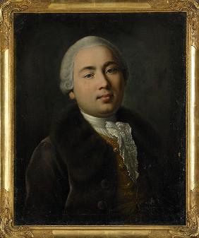 Porträt von Graf Valentin Platonowitsch Mussin-Puschkin (1735-1804) 1757