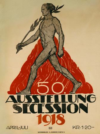 Ausstellung Secession, 1918 von Plakatkunst