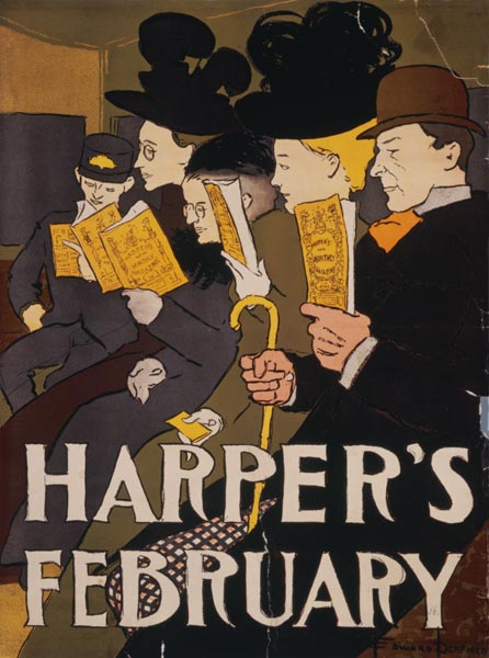 Harper's February, Von Edward Penfield von Plakatkunst