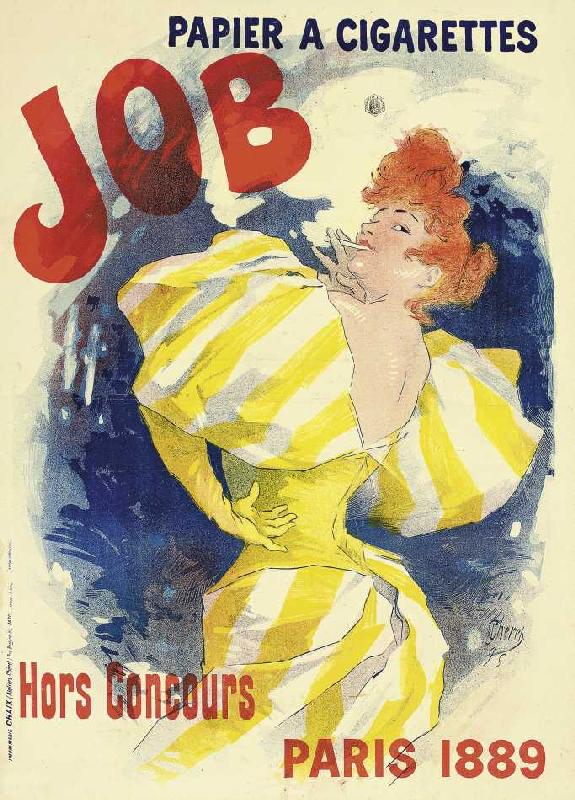 Job, papier à cigarettes von Plakatkunst