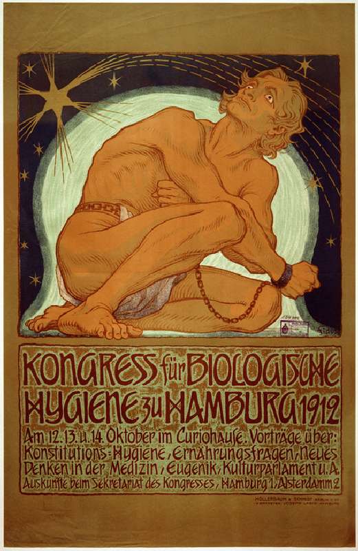 "Kongress für Biologische Hygiene zu Hamburg 1912" von Plakatkunst