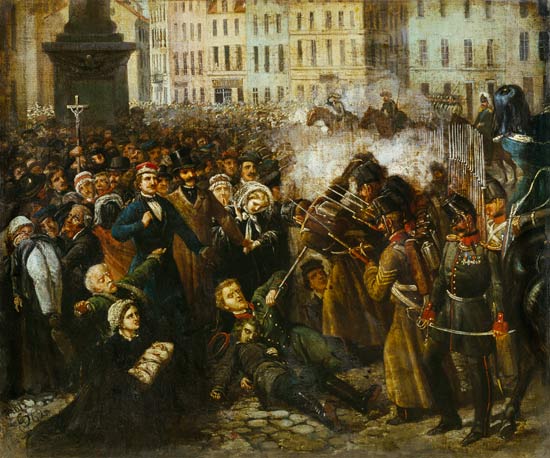 Massacre of Michal Landy von Polish School
