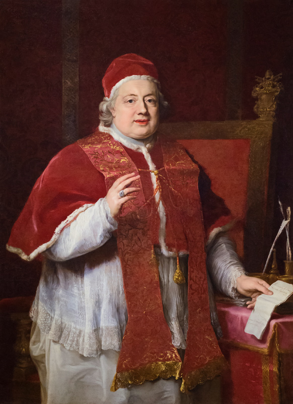 Clement XIII / Batoni von Pompeo Girolamo Batoni