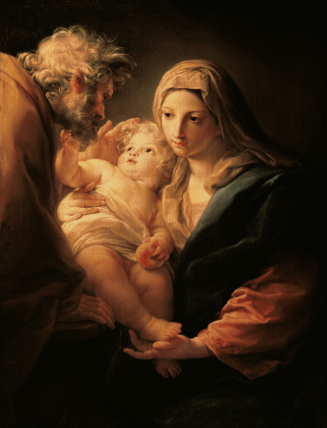 Die Hl. Familie von Pompeo Girolamo Batoni