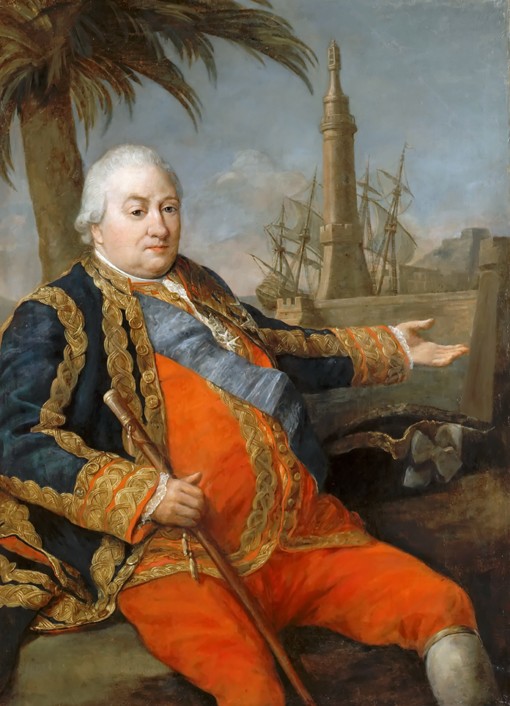 Pierre André de Suffren de Saint Tropez (1729-1788) von Pompeo Girolamo Batoni