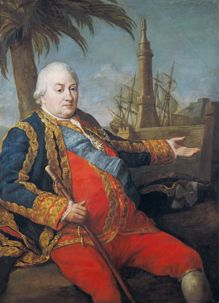 Pierre de Suffren-Saint-Tropez (1729-88) Vice Admiral of France von Pompeo Girolamo Batoni