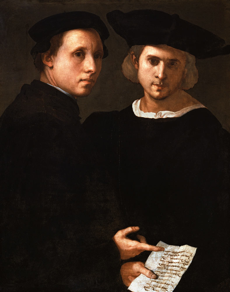 The Two Friends von Jacopo Pontormo, Carucci da