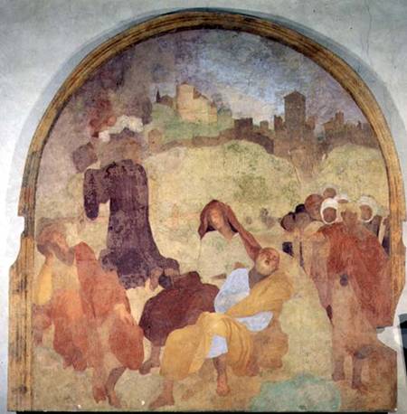 Christ in the Garden, lunette from the fresco cycle of the Passion von Jacopo Pontormo, Carucci da