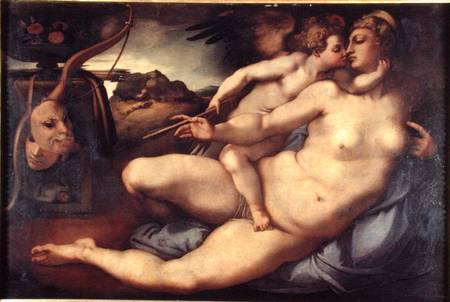 Venus and Cupid von Jacopo Pontormo, Carucci da
