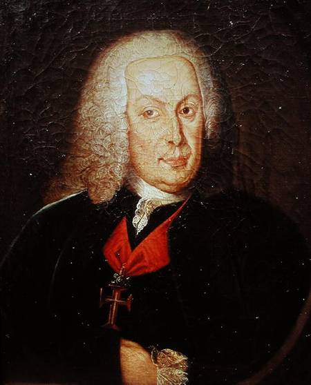 Portrait of Sebasiao Jose de Carvalho e Mello (1699-1782) Marques de Pombal von Portuguese School