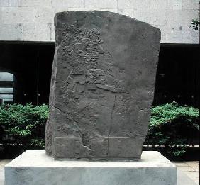 The Stela of La Mojarra, stela 1, late preclassic period, AD c.143-156, Veracruz, Mexico AD c.143-1