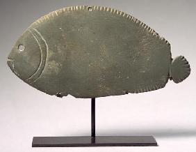 Tilapia fish palette, Late Naqada II-III Period, c.3300-3000 BC (green schist) 17th