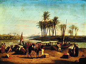An den Ufern des Nil von Prosper Marilhat
