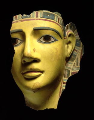 Mummy mask (polychrome cartonnage) von Ptolemaic Period Egyptian