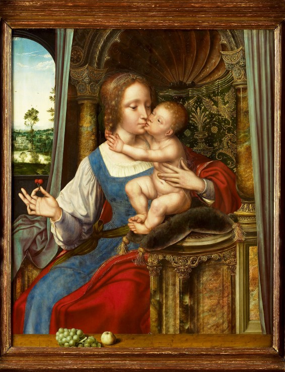 Madonna mit dem Kinde von Quentin Massys