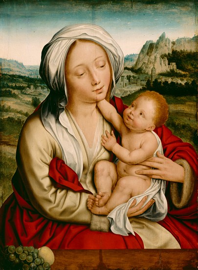Madonna and Child von Quentin Massys or Metsys