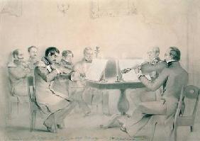 Quartet of the Composer Count A. F. Lvov 1840 cil o