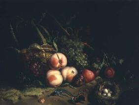 Still life with fruit (panel)