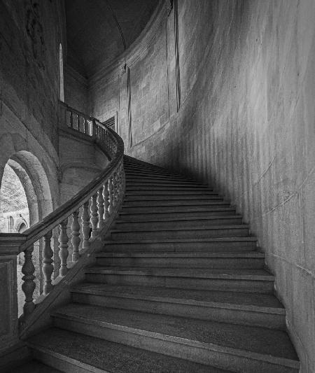 Treppen des Palastes von Carlos V