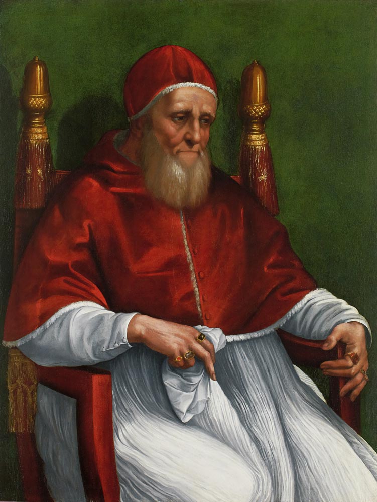 Bildnis des Papstes Julius II von Raffael - Raffaello Santi