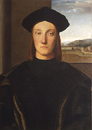 Bildnis des Guidobaldo da Montefeltro von Raffael - Raffaello Santi