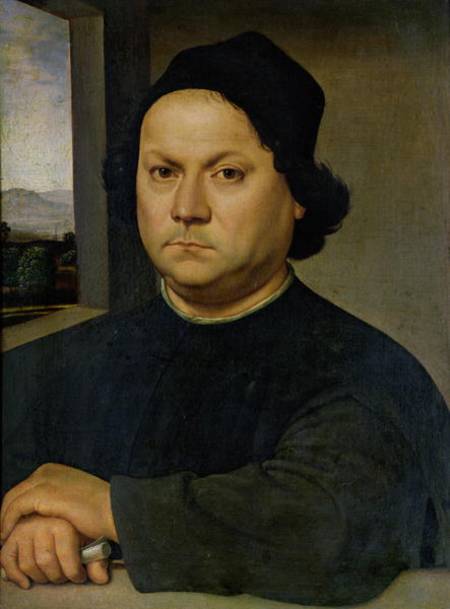 Portrait of Perugino von Raffael - Raffaello Santi