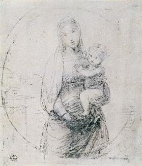 Study of a Madonna and Child 1760